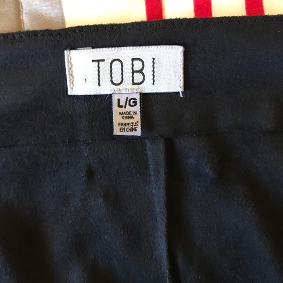 Tobi Faux Suede Laceup Mini Skirt - Picture 6 of 6